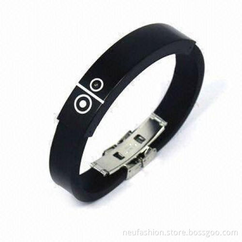 Vibrating/Bluetooth Bracelet, Ideal for Christmas Gift, Comes with Rechargeable Battery